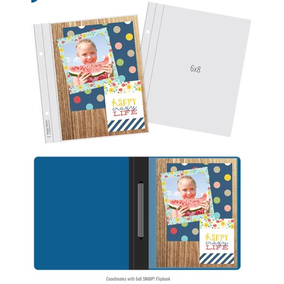 Snap Binder Fundas de Bolsillos 6x8"