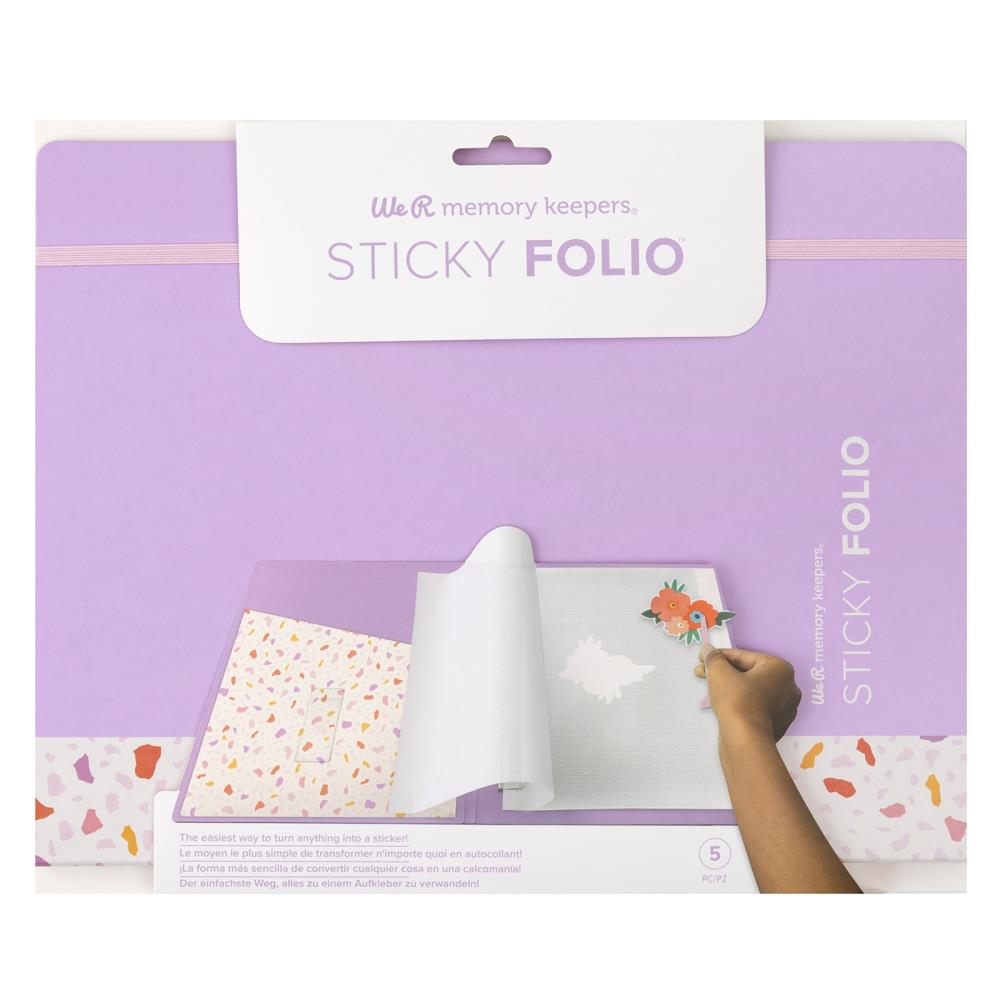 Folios Adhesivos Lila - Sticky Folio 8.5"X11"