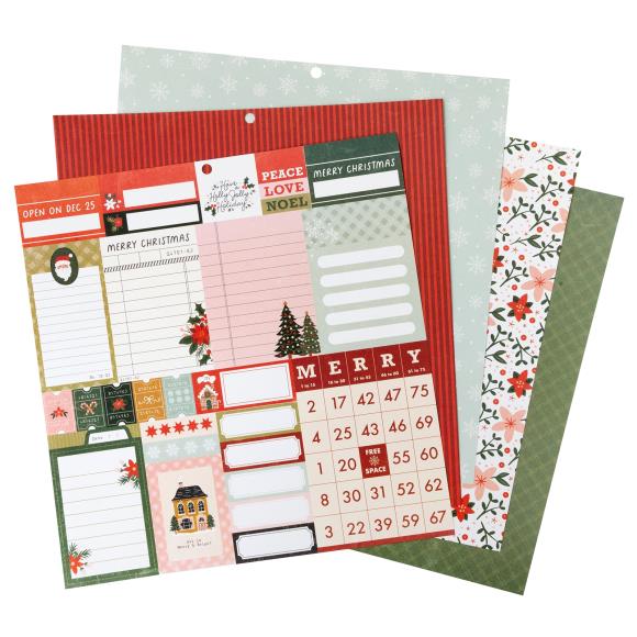 Holly Jolly - Block de Papel 12x12