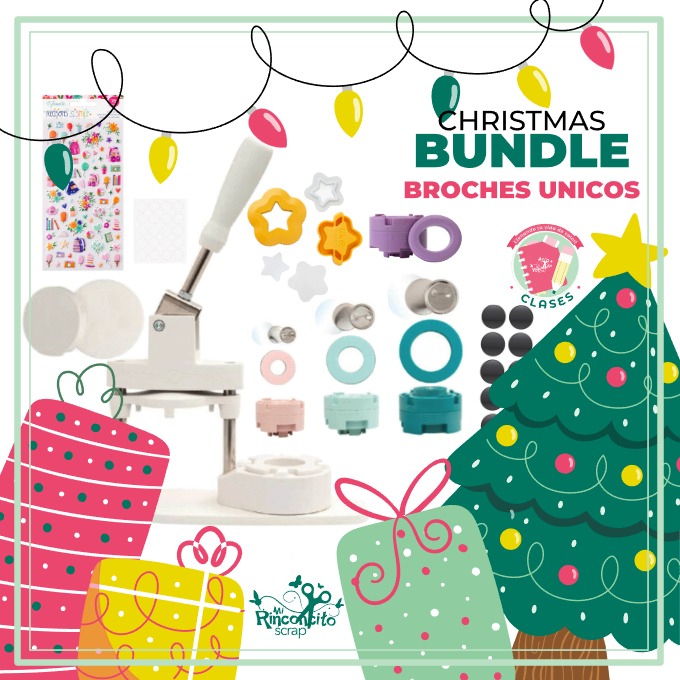 Christmas Bundle - Broches Únicos Button Press Bundle