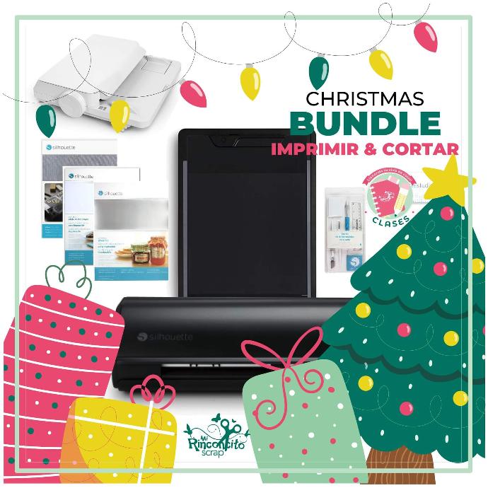 Christmas Bundle - Imprimir y Cortar Cameo 5 Negro