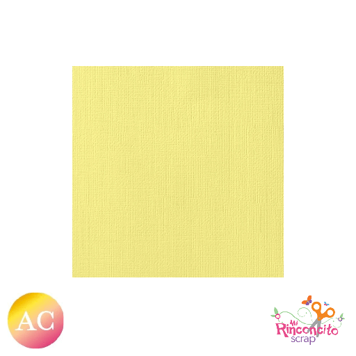 AC Cartulina 12x12 Canario