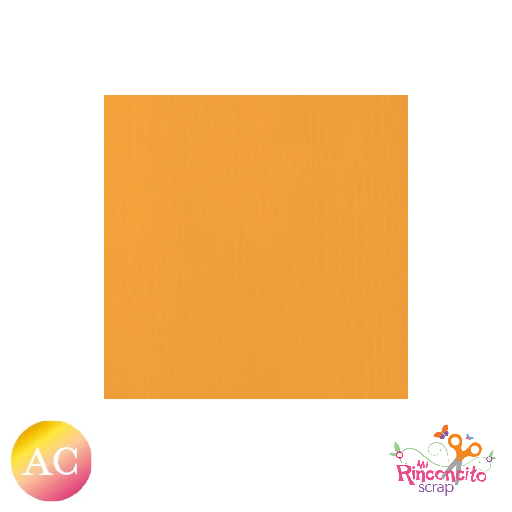 AC Cartulina 12x12 Mandarina