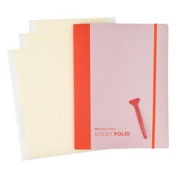 Folios Adhesivos Rosa - Sticky Folio 8.5"X11"