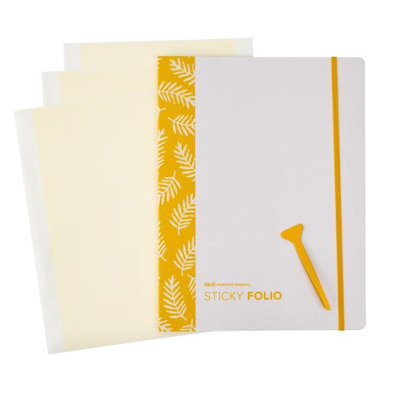 Folios Adhesivos Amarillo - Sticky Folio 8.5"X11"