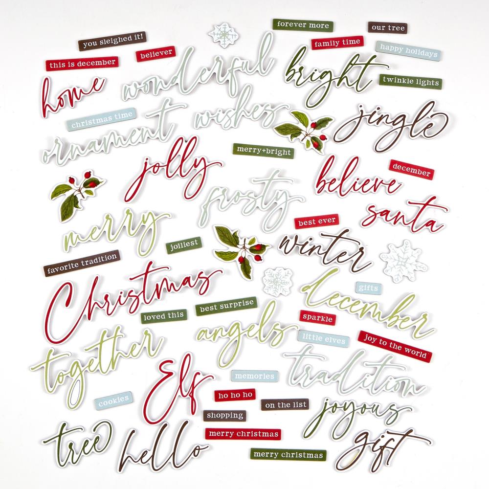 Evergreen Season - Frases en Chipboard