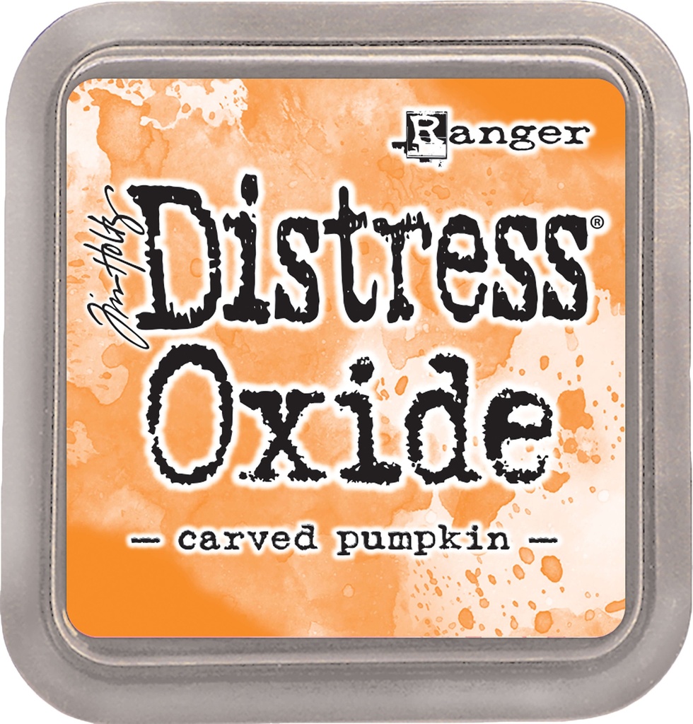 Distress Oxide Carved Pumpkin