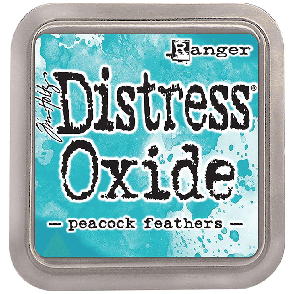 Distress Oxide Peacock Feathers