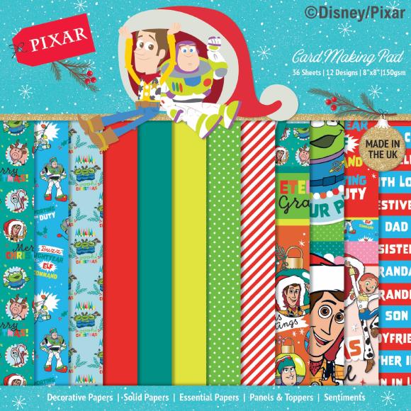 Christmas Toy Story - Block de Papel 8x8"