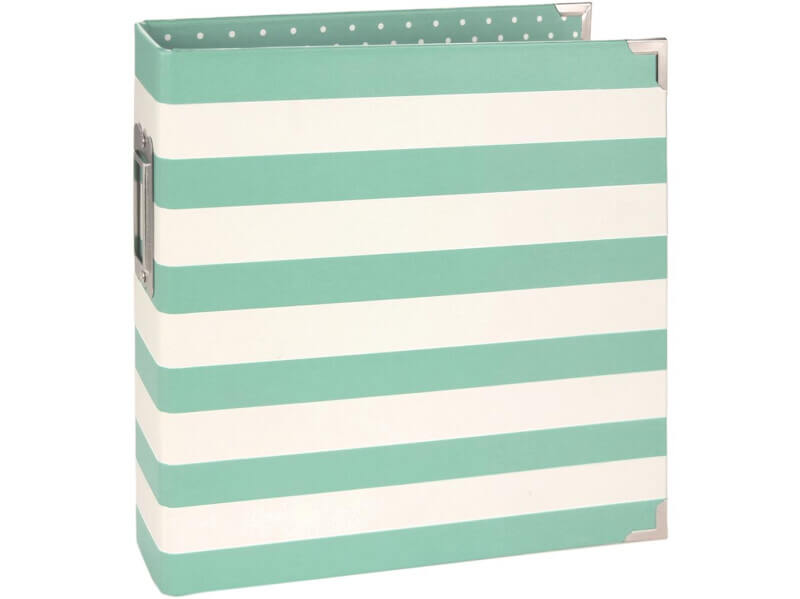 Sn@p Binder Rayas Menta 6X8