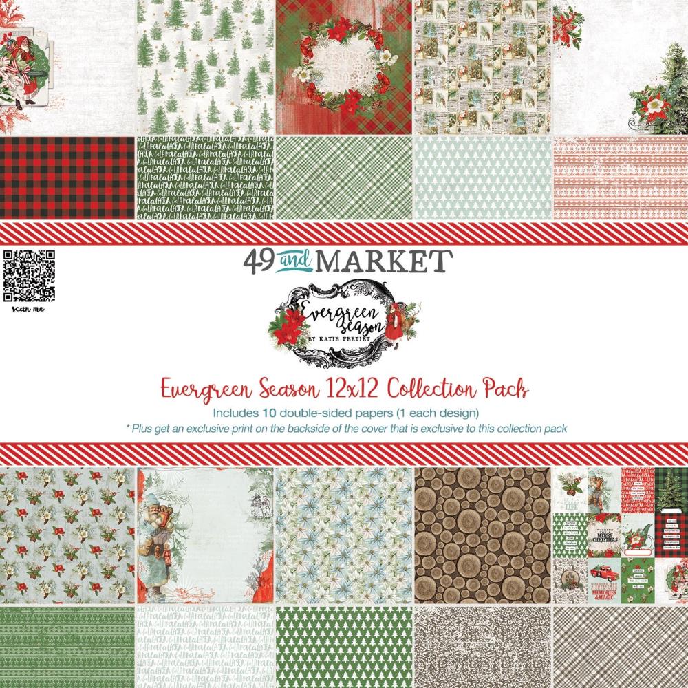 Evergreen Season - Block de Papel 12x12