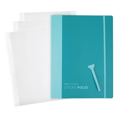 [686402] Folios Adhesivos Turquesa - Sticky Folio 8.5"X11"