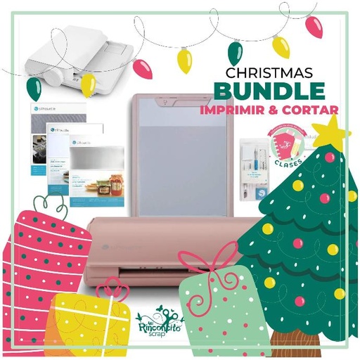 Christmas Bundle - Imprimir y Cortar Cameo 5 Rosa Mate