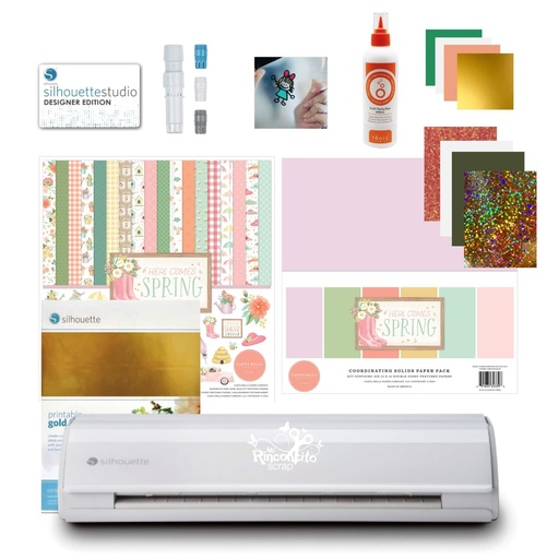 01 Silhouette Cameo 12in - Kit Primavera Creativa -