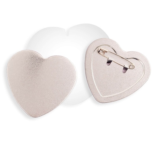 [661352] Button Press Broches Corazón 58MM