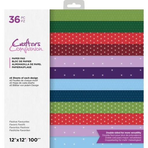 [682282] Crafters Companion - Block de Papel 12x12