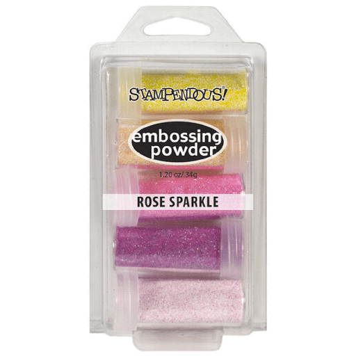 [744019244481-EK40] Kit Polvos Embosadores Brillo Rosa